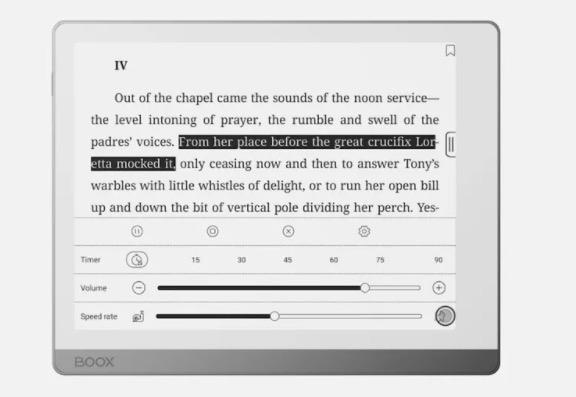 eBookReader Onyx BOOX Leaf notater brugervenligt design